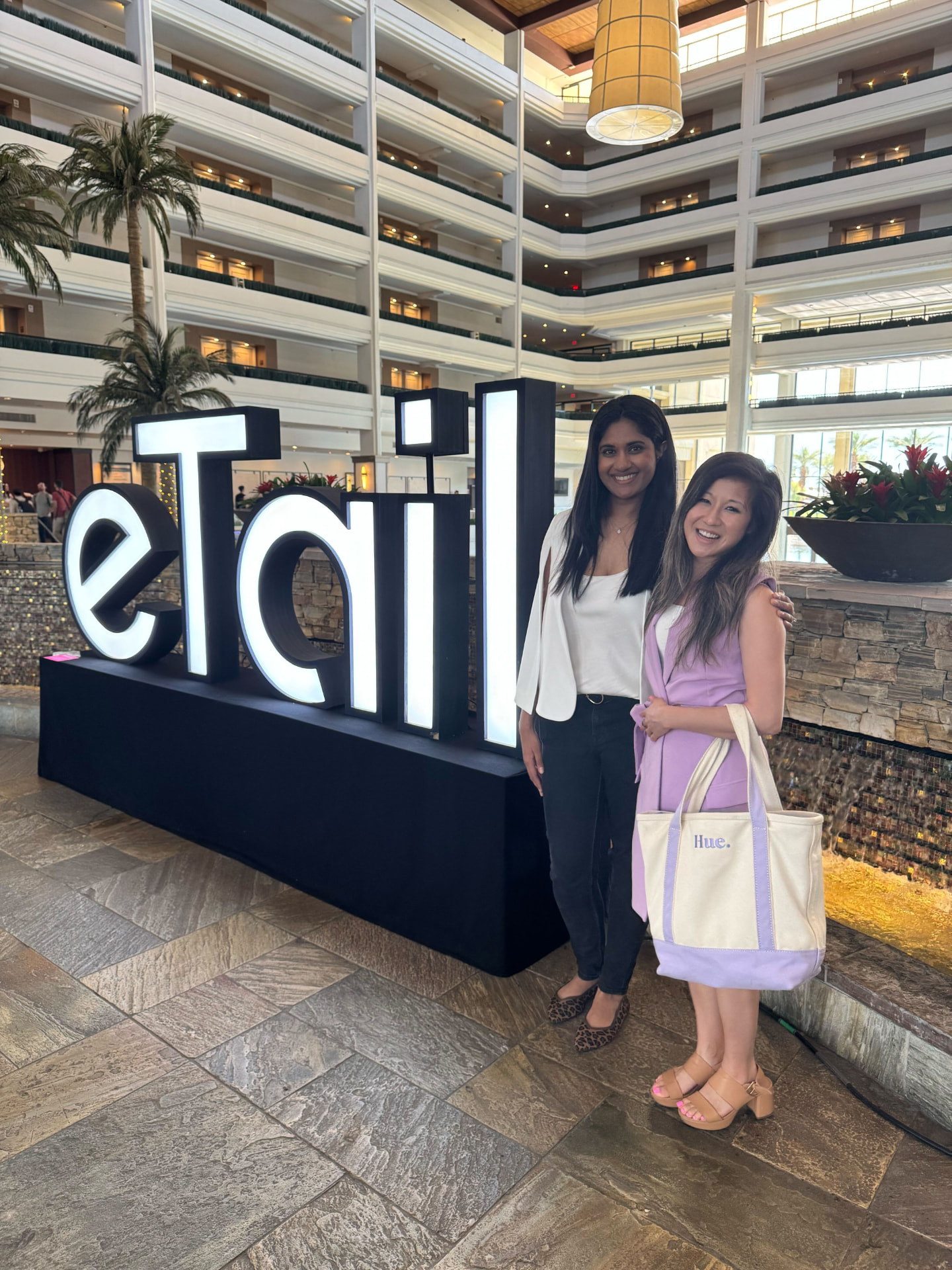 The Hue team at the eTail conference